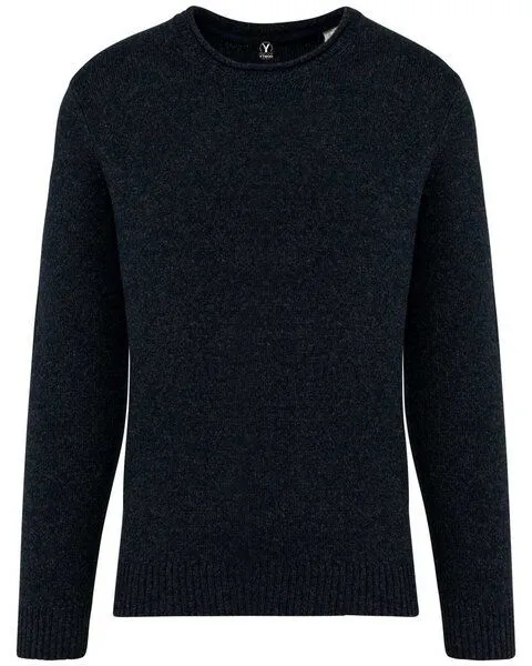 YTWOO YTWOO Herrenpullover aus Bio-Baumwolle und Merinowolle, Dunkelblau, – Produktbild 1 von 3