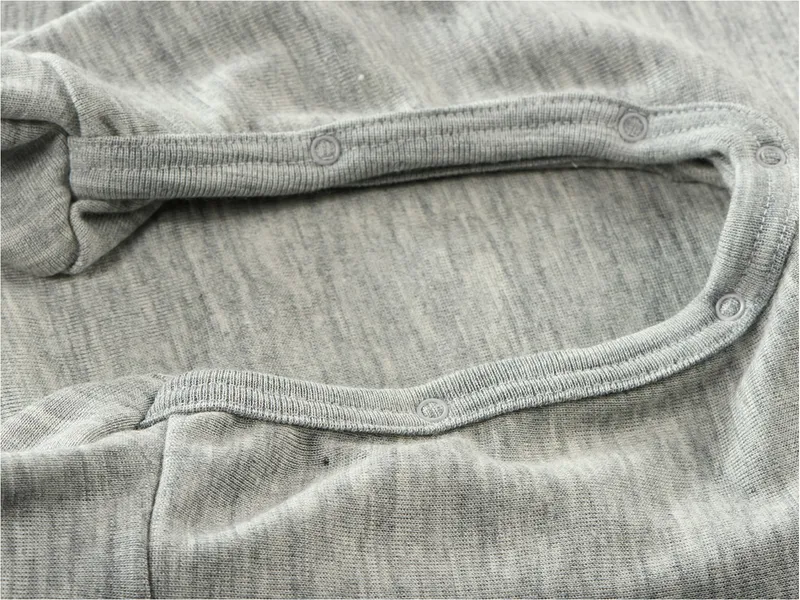 Engel natur Engel Natur Baby Schlafanzug Overall Wolle Seide melange-grau Gr.74/80, Grau, – Produktbild 2 von 2