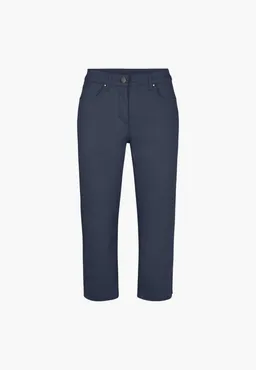 LAURIE LAURIE Damen vegan Hose Capri Charlotte Regular Medium Length Navy – Produktbild 1 von 1