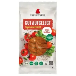 Zwergenwiese Veganer Aufschnitt mit Tomate & Basilikum – Produktbild 1 von 1