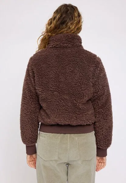Mazine Mazine Flauschjacke aus recykeltem Plastik, Braun, – Produktbild 2 von 4