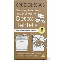Eco Egg Ecoegg Detox-Tabletten für Waschmaschine und Geschirrspüler - 8 Stück – Produktbild 1 von 1