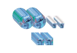 Procos Einweggeschirr-Set Stitch & Angel Partygeschirr Set 52-tlg Kindergeburtstag Disney Teller, 16 Personen – Produktbild 1 von 1