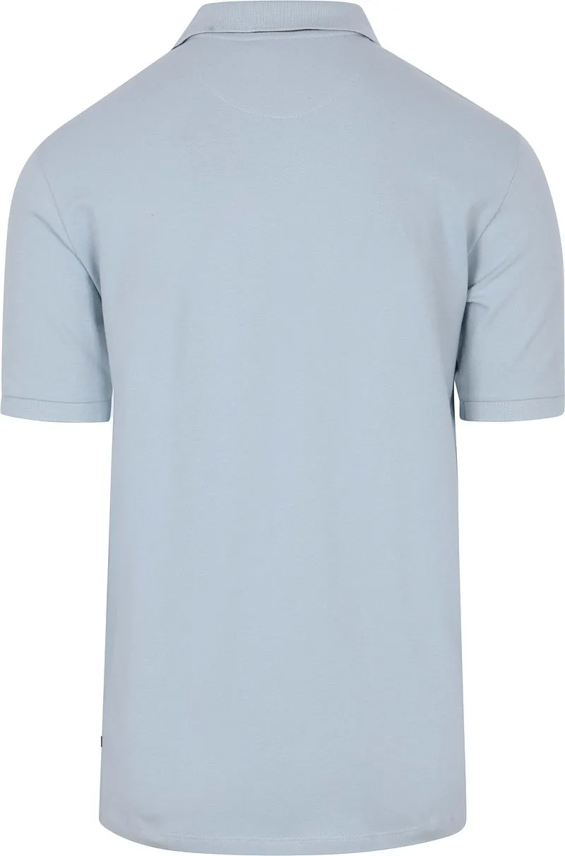 Suitable Suitable Respect Poloshirt Tiger Hellblau - Größe XL, Hellblau, – Produktbild 1 von 5