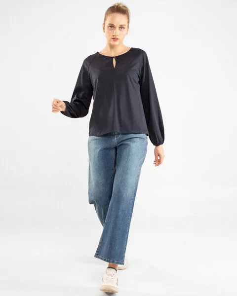 Alma & Lovis Alma & Lovis Jeans aus Bio-Baumwolle | Loose Jeans, Stoneblue (hellblau), – Produktbild 2 von 4