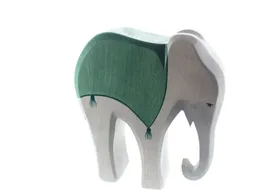 Ostheimer Ostheimer Elefant (mit Sattel) 14 cm Laubholz – Produktbild 1 von 1