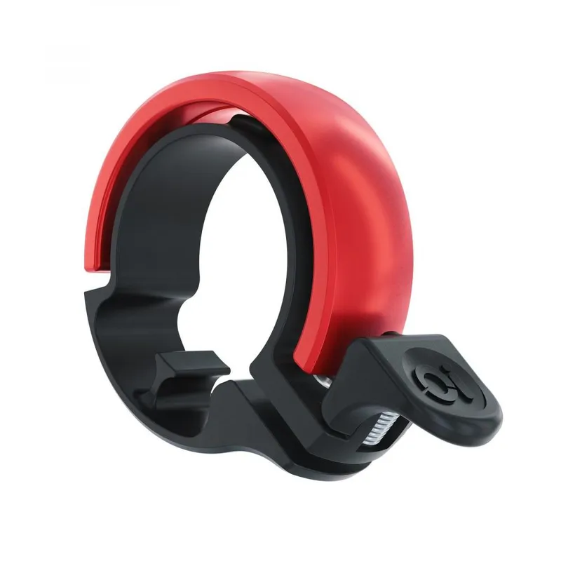 Knog Knog Oi Classic Large Fahrradklingel, Schwarz,rot, – Produktbild 3 von 3