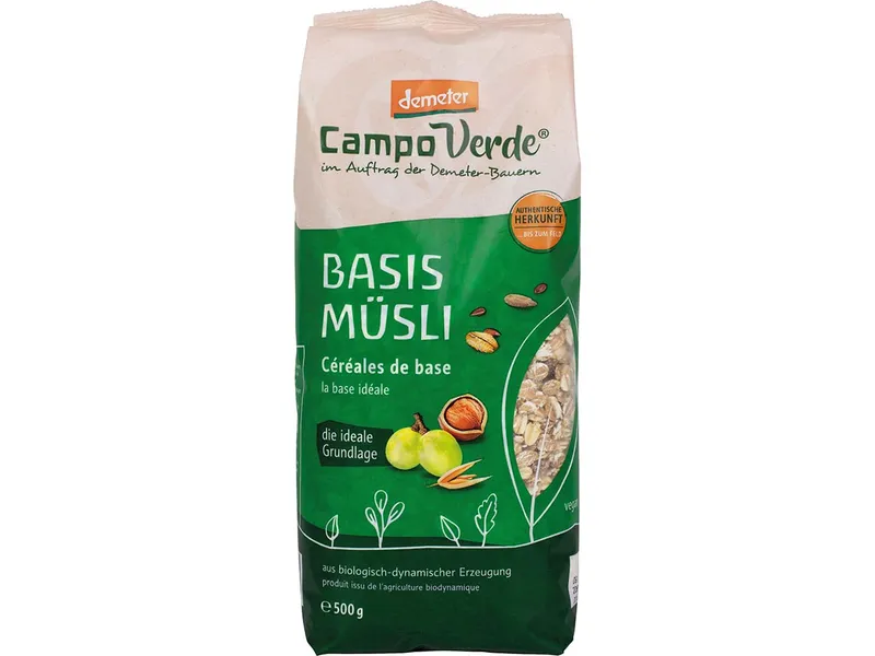 Campo Verde Campo Verde Bio-Basismüsli, 500 g – Produktbild 1 von 1