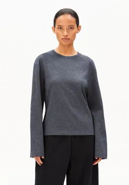 ARMEDANGELS ARMEDANGELS UN-WASTED Damen Longsleeve aus recyceltem Baumwoll Mix – Produktbild 1 von 1