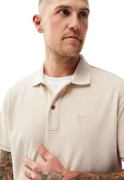 Honesty Rules Honesty Rules Basic Polo Shirt, Cream, – Produktbild 3 von 4