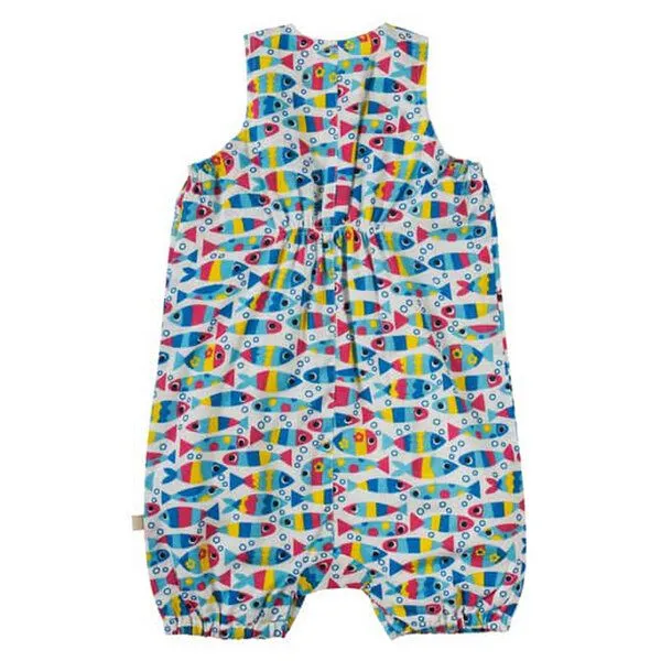 Frugi Frugi Latzhose "Bubble Fish" bunt Sommerhose – Produktbild 3 von 3
