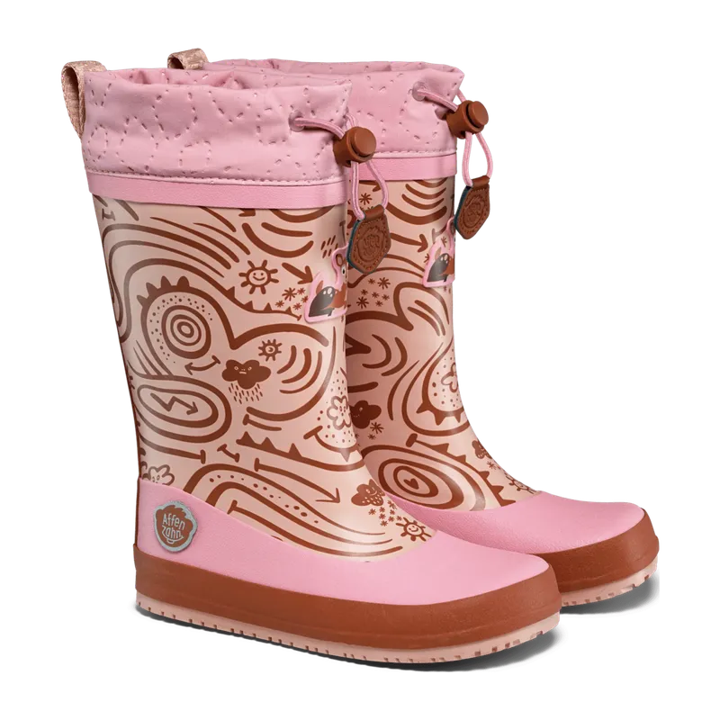 Affenzahn Affenzahn PUDDLY Deer für Kinder, rosa, Größe 35 EU, Rosa, – Produktbild 1 von 6