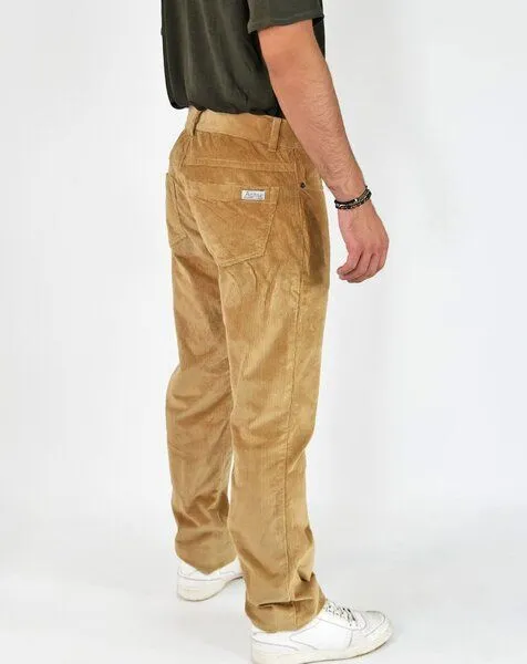 Aatise Aatise Herrenhose Zanzibar mid-raise aus stretch Bio-Cord, Beige, – Produktbild 2 von 4