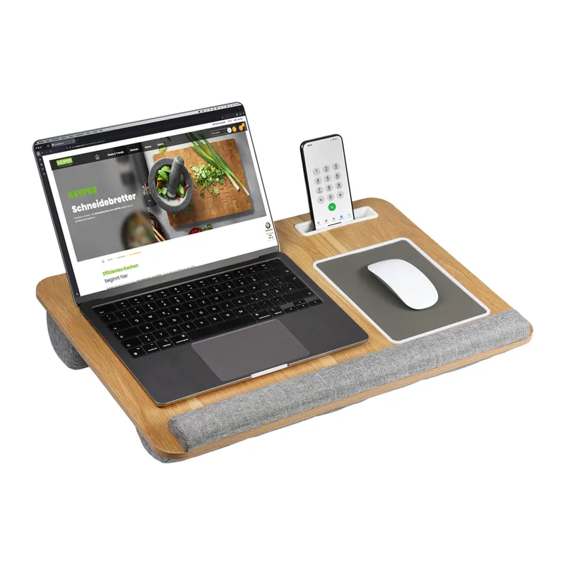 Kesper Laptop-Knietablett, Natur, – Produktbild 2 von 4