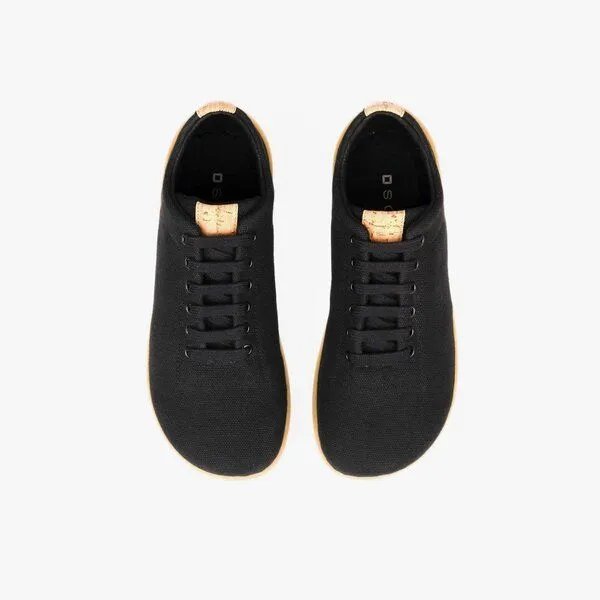SORBAS SORBAS 35 Barfußschuhe aus Baumwolle, Schwarz, – Produktbild 3 von 4