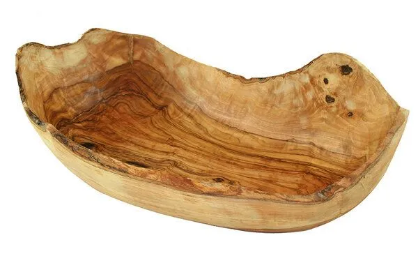 Olivenholz erleben Olivenholz erleben Obstschale oval (ca. 34 - 36 cm) aus Olivenholz – Produktbild 3 von 3