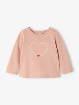 Vertbaudet Langarmshirt Baby Mädchen pudrig – Produktbild 1 von 1
