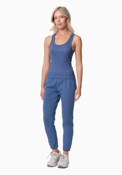 ORGANICATION ORGANICATION SOFFIA | Rib Top aus Bio-Baumwolle, Light navy, – Produktbild 2 von 3