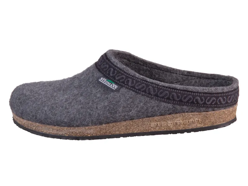 Stegmann Stegmann Filzclog 108 aus 100% Merino-Wolle für Damen & Herren, Grau, – Produktbild 7 von 8