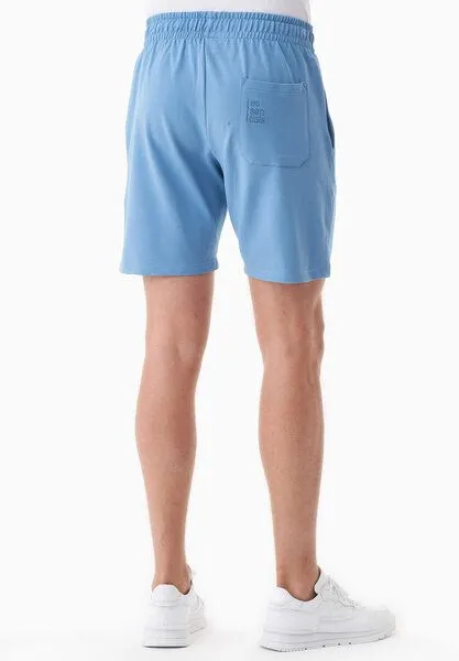 ORGANICATION ORGANICATION SAHIN | Leichte Sweatshorts aus Bio-Baumwolle, Blue fog, – Produktbild 2 von 3