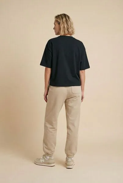 THE FACE OF ELEMENTS The Face of Elements Essential - Relaxed Fit Sweatpant aus Bio-Baumwolle, Dessert dust (braun), – Produktbild 3 von 4