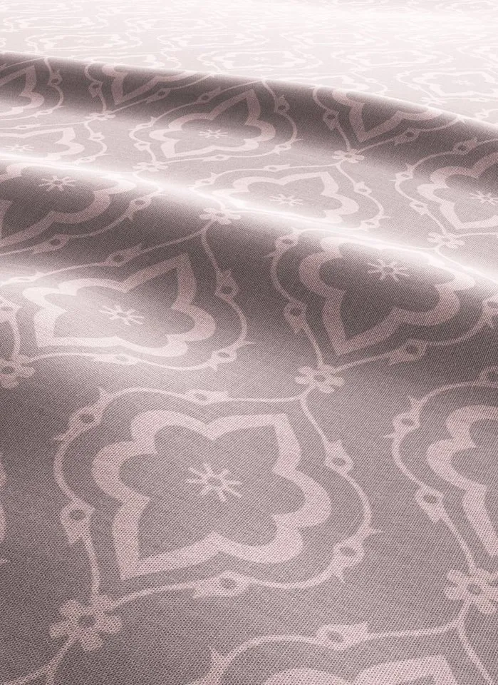 OTTO home Bettwäsche Cremona in Gr. 135x200, 155x220 cm u.a. Bettwäsche-Set mit Ornamenten, Biber, 3 teilig, romantische Bettwäsche in verschiedenen Qualitäten, ab Gr. 135x200 cm, Grau|rosa, – Produktbild 5 von 5