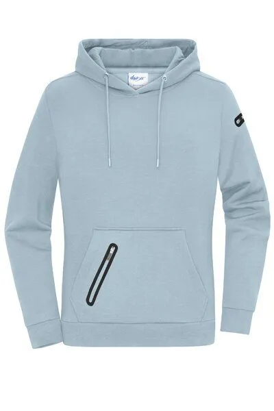 Daiber Daiber Herren Pullover Kängurutasche Ärmeltasche Kapuze, Milky (blau), – Produktbild 1 von 4