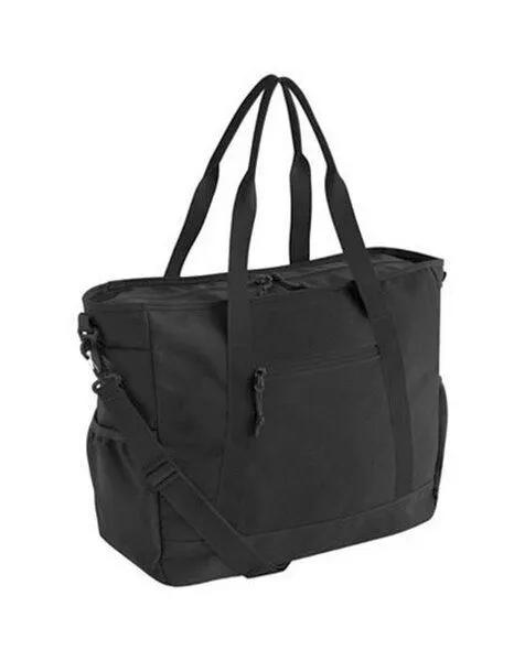 BagBase BagBase Recycelte Schultertasche, Schwarz, – Produktbild 1 von 4