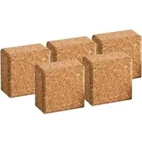 Kork Deko Kork-Deko 5er-Pack Korkquader: Geometrische Formen aus Presskork | Ideal für Hobby, Basteln und Modellbau | Maße: 6x6x3cm – Produktbild 1 von 1