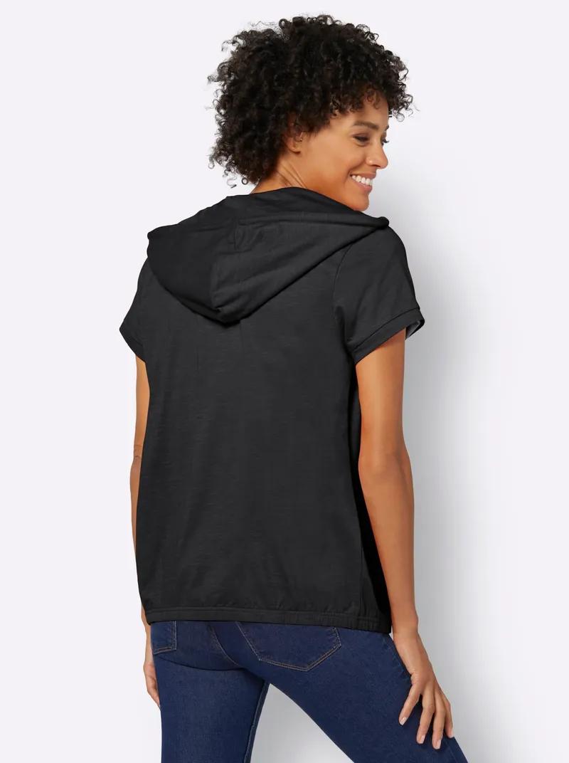 Witt Sweatjacke, Schwarz, – Produktbild 2 von 2