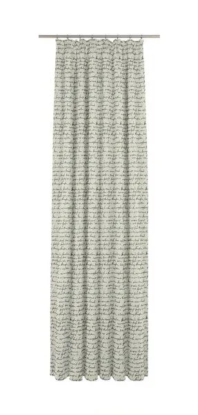 Nature by Adam Nature by Adam Vorhang aus Leinen & Bio-Baumwolle - Made in Germany - Scribble, Natur-schwarz, – Produktbild 3 von 8