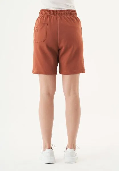 ORGANICATION ORGANICATION Damen ESSENTIALS-SHEYMA- Shorts aus Bio-Baumwolle, Cinnamon, – Produktbild 4 von 4