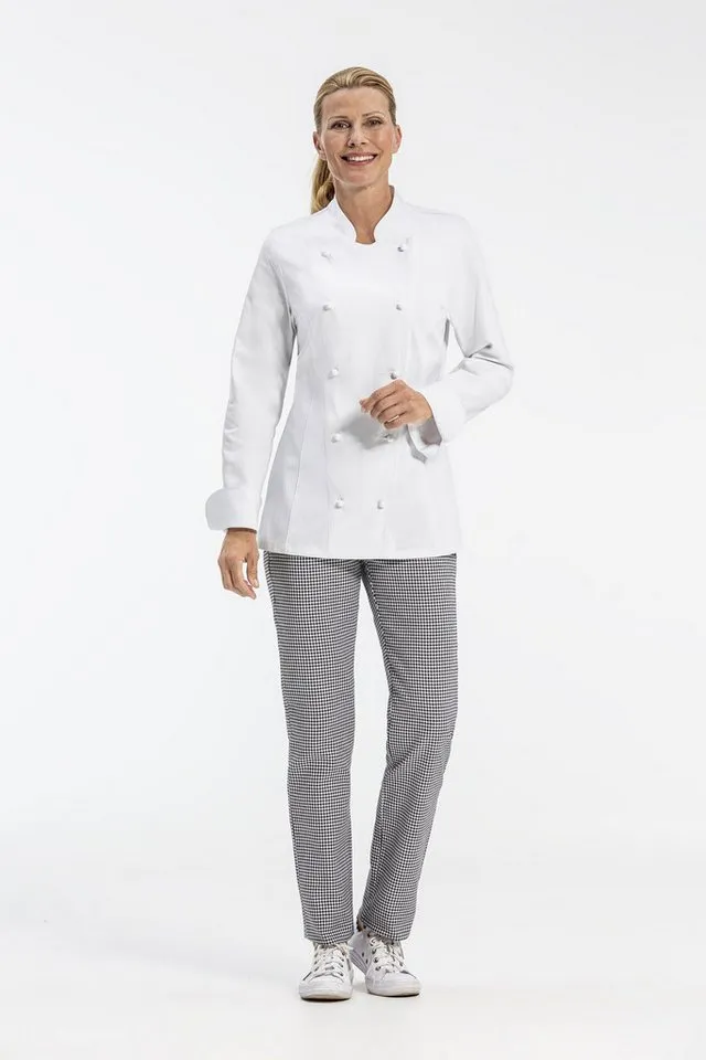 GREIFF GREIFF Kochjacke Greiff GASTRO MODA Cuisine Damen Kochjacke Regular-Fit Weiß, Weiß, – Produktbild 4 von 4