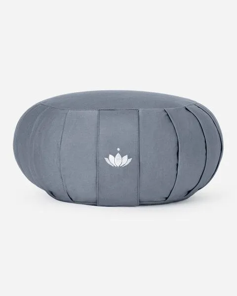 Lotuscrafts Lotuscrafts Zafu Meditationskissen Zen - Sitzhöhe 15cm - GOTS Zertifiziert, Indigo dust, – Produktbild 3 von 4