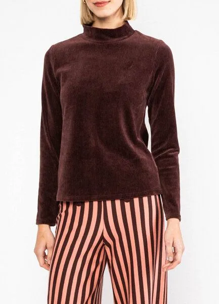 blutsgeschwister Blutsgeschwister Jolly Turtle Longsleeve aus Biobaumwolle, Brown grape taste (braun), – Produktbild 1 von 3