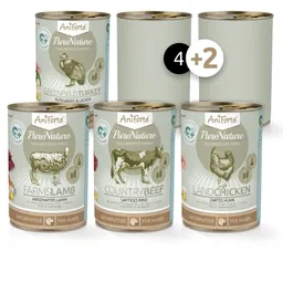 AniForte AniForte Nassfutter Mix 6 x 400 g 2,4 kg – Produktbild 1 von 1