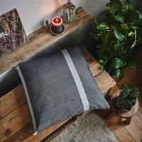 HängemattenGlück HängemattenGlück Kissenbezug aus reiner Bio Baumwolle 60x60cm Grautöne, Pimenta (grau), – Produktbild 1 von 1