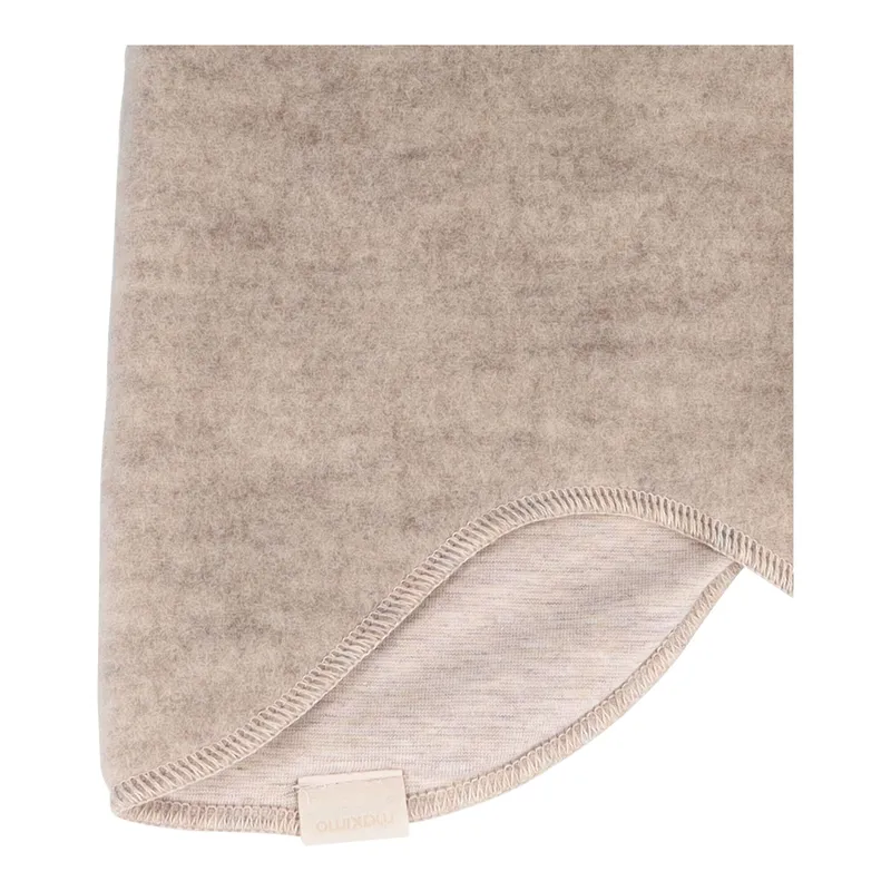 Maximo Maximo Wollfleece-Schlupfmütze mit Bommel, Beige, – Produktbild 2 von 3