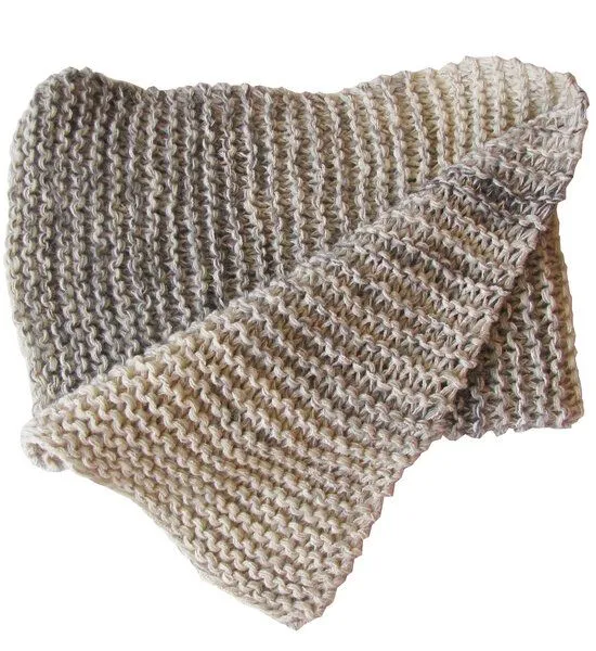 ingegerd ingegerd - handgestrickte Babydecke in naturgrau – Produktbild 3 von 3