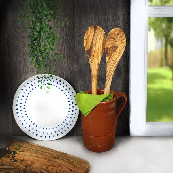 Mitienda Shop Mitienda Shop Kochlöffel oval aus Olivenholz – Produktbild 3 von 3