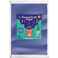 Clairefontaine 100 Blatt Tonpapier DIN A4 "forever craft paper" 120g/m² royalblau – Produktbild 1 von 1