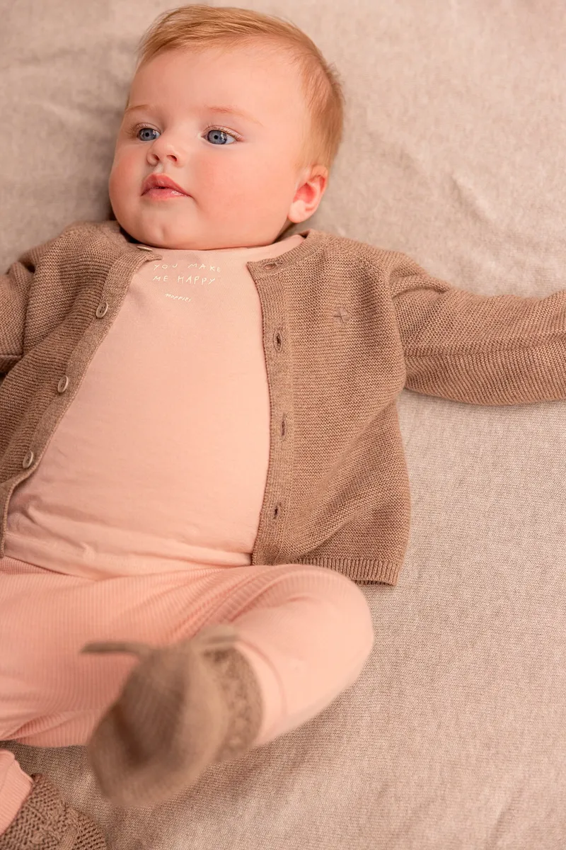 Noppies Baby Langarmshirt Neisse, Rosa, – Produktbild 3 von 3