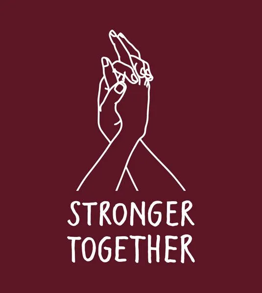 Gary Mash GARY MASH Shirt Asheville Stronger Together aus Bio-Baumwolle, Burgund (rot), – Produktbild 3 von 4