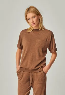 YOU LOOK PERFECT YOU LOOK PERFECT 100% Merino gestricktes T-Shirt "Elfie" – Produktbild 1 von 1