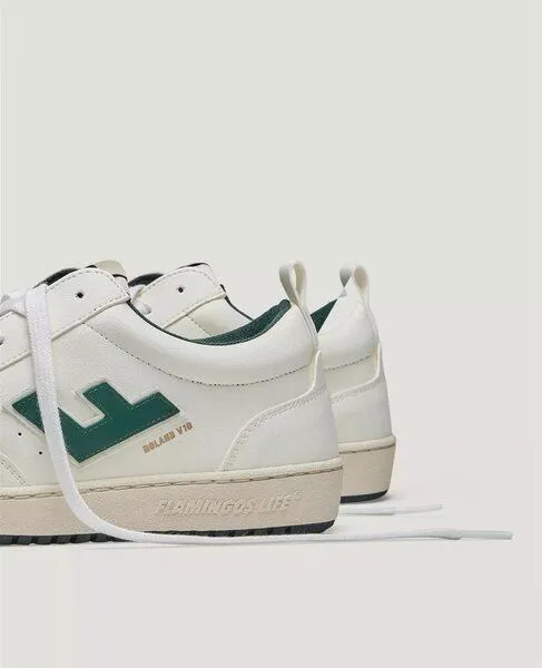 Flamingos Life Flamingos' Life Veganer Sneaker Damen und Herren ROLAND V.10, Panna cypress (grün), – Produktbild 3 von 4