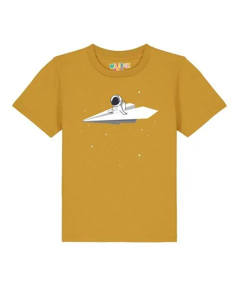 watabout.kids watabout.kids T-Shirt Kinder Fly me to the moon, Ochre, – Produktbild 1 von 2