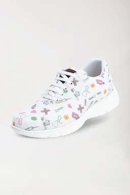 BERUFSBEKLEIDUNG Unisex Berufsschuhe und Arbeitsschuhe, weiß/bunt - Berufsbekleidung.de – Produktbild 1 von 1