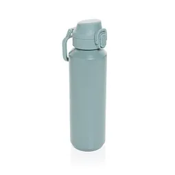 XD Collection Via RCS Re-Steel Sportflasche mit Verschluss, 600ml, grün, Grün, – Produktbild 1 von 1