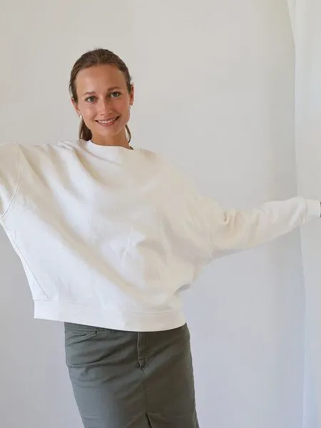 Kultgut Kultgut Artdesign - Biofair- Kuscheliger Sweatpullover / Natur, Natur, – Produktbild 3 von 4