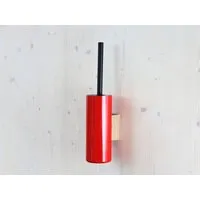 werkvoll by Lena Peter werkvoll by Lena Peter Recycling Wandhalter WC-Bürste FIRE mit Edelstahlgriff, Rot, – Produktbild 1 von 2